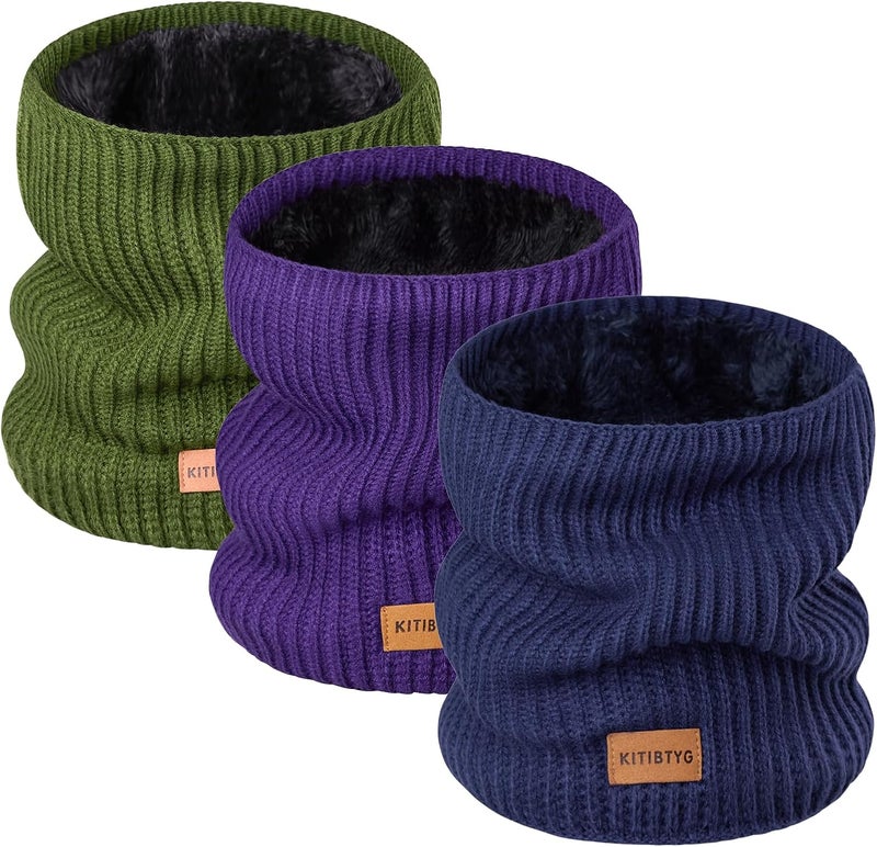 KITIBTYG Winter Neck Gaiters & Ski Mask,Winter Fleece Neck Warmer Face for Men &Women Windproof Gift - Image 1